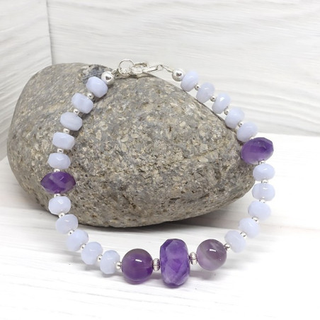 Améthyste et calcédoine