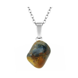 Pendentif pietersite sur chaîne