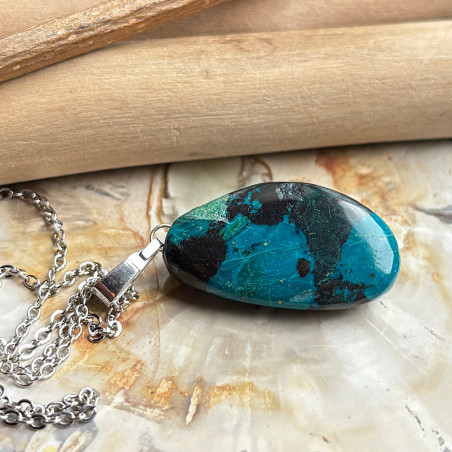 Chrysocolle, Pendentif chaîne