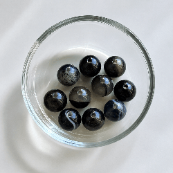 Agate rubanée ⌀ 8 mm, 10 perles