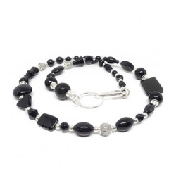 copy of Collier Quartz tourmaline et onyx