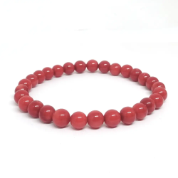 Bracelet extensible 6mm en Corail bambou