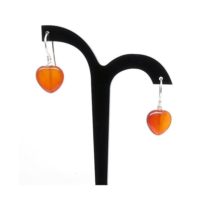 Boucles d'oreilles en cornaline