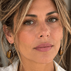 Boucles d’oreilles en œil de tigre