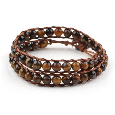 Bracelet "wrap" aventurine