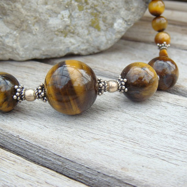 Collier oeil de tigre