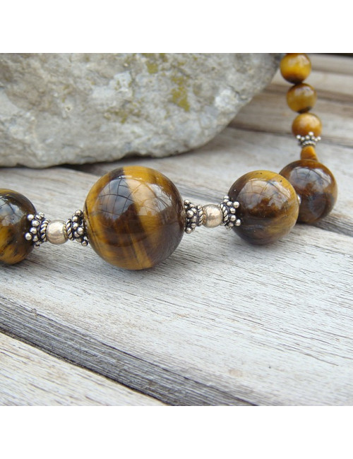 Collier oeil de tigre