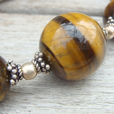 Collier oeil de tigre