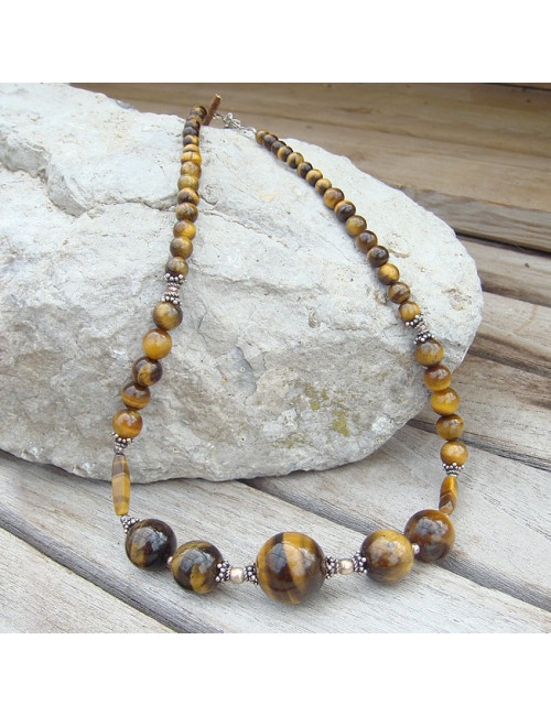 Collier oeil de tigre