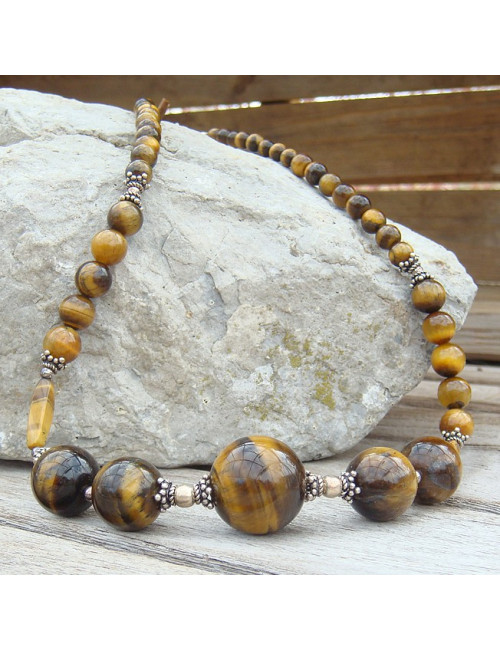 Collier oeil de tigre