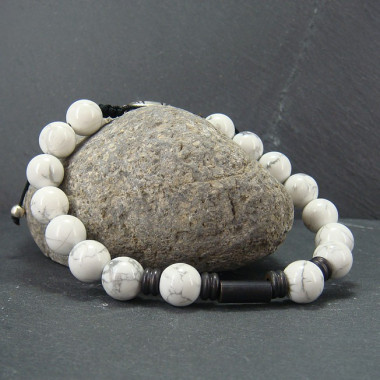 Bracelet homme oeil de tigre et hématite
