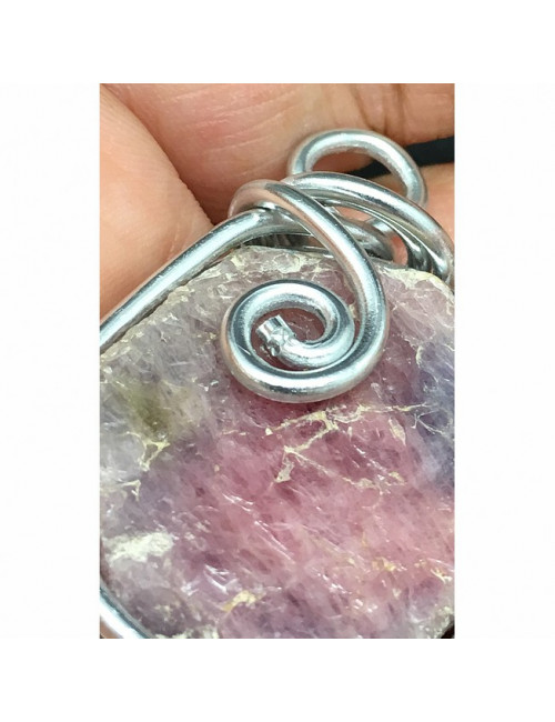 Pendentif énergétique rubis brut