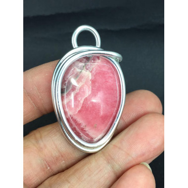 Pendentif en améthyste cristaux