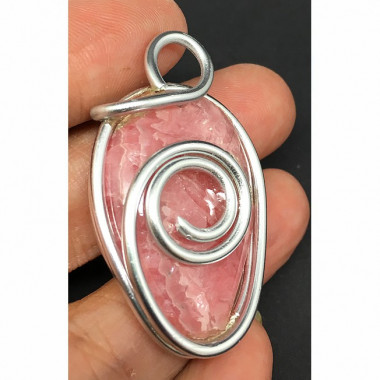 Pendentif en améthyste cristaux