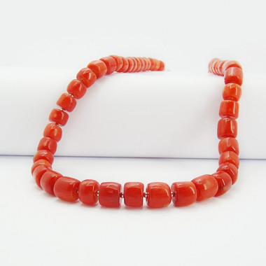 Collier turquoise et corail