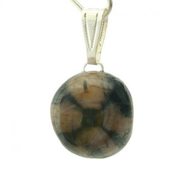 Véritable turquoise "africaine" montée en pendentif