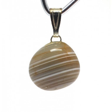 Véritable turquoise "africaine" montée en pendentif