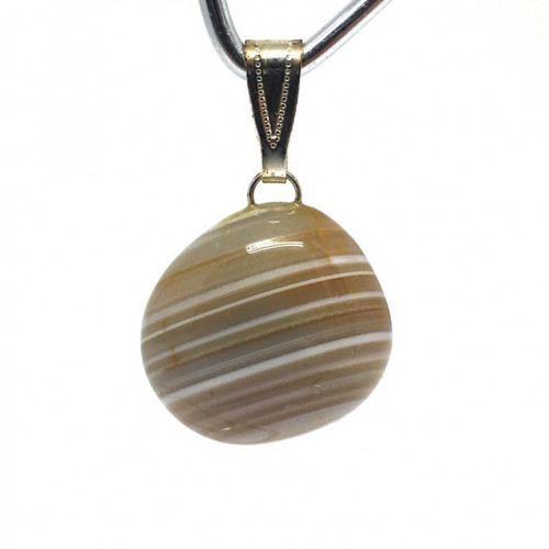 Pendentif agate naturelle