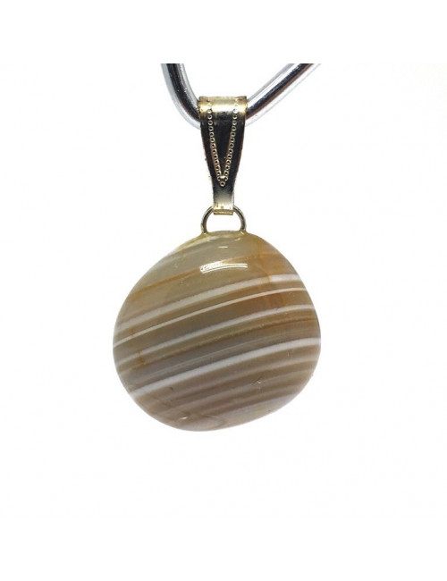 Pendentif agate naturelle