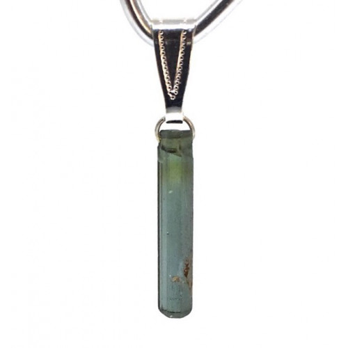 Véritable turquoise "africaine" montée en pendentif