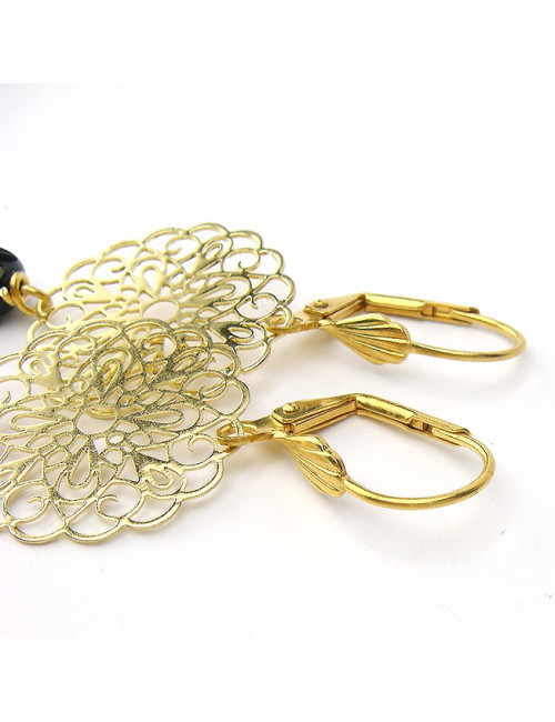 Boucles d'oreilles en perle d'eau douce