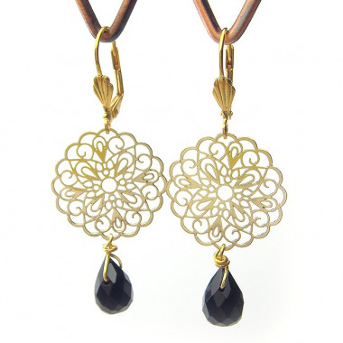 Boucles d'oreilles en perle d'eau douce