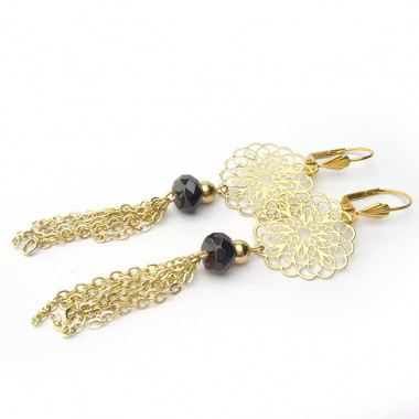 Boucles d'oreilles en perle d'eau douce