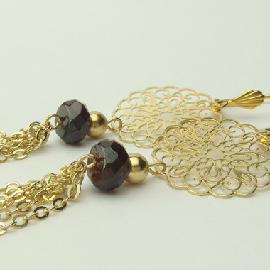Boucles d'oreilles en perle d'eau douce