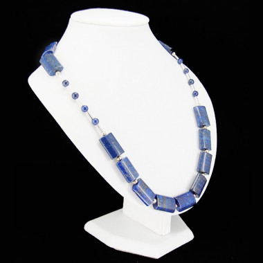 Collier lapis lazuli et onyx