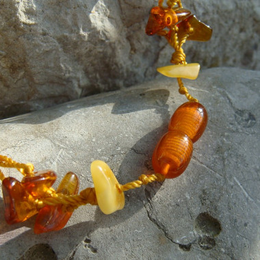 Collier ambre