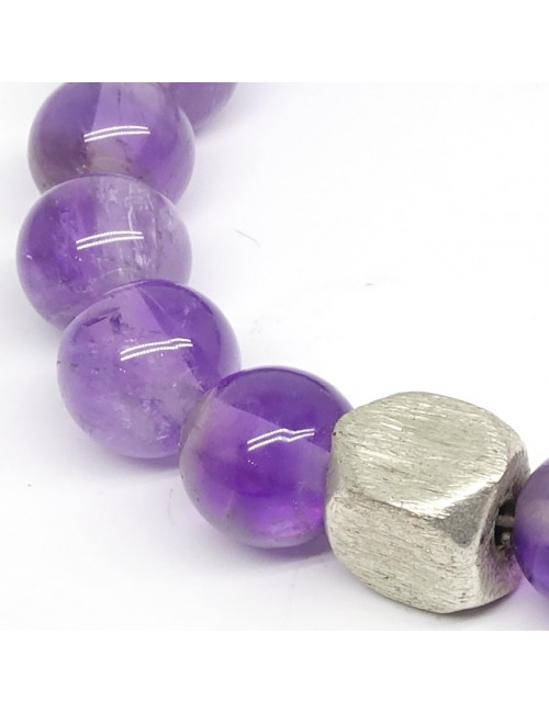 Bracelet améthyste design