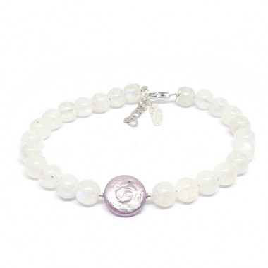 Bracelet pierre de lune