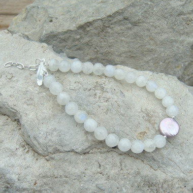 Bracelet pierre de lune