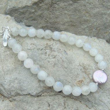 Bracelet pierre de lune