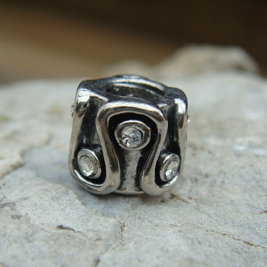 Perle argent "european beads"
