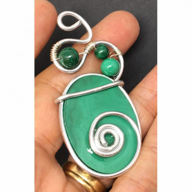 Pendentif agate de feu
