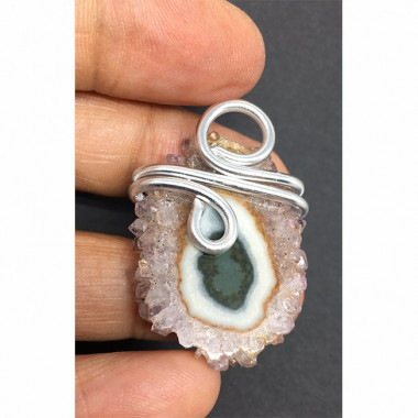 Pendentif énergétique améthyste