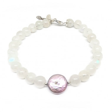 Bracelet pierre de lune