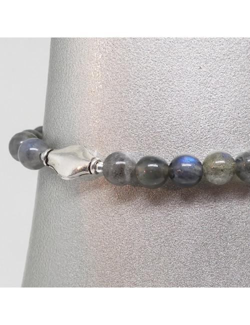 Bracelet labradorite et argent 925