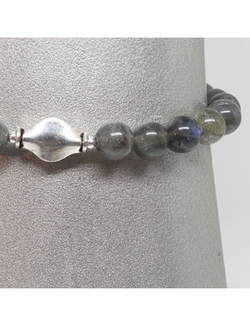 Bracelet labradorite et argent 925