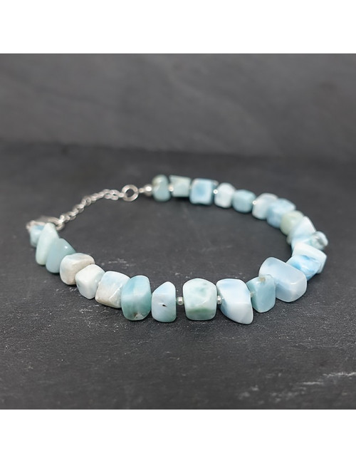 Bracelet en larimar