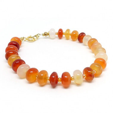 Bracelet en cornaline