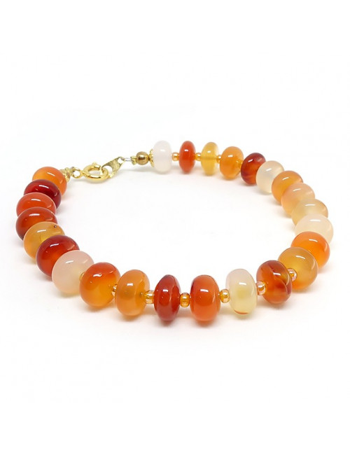Cornaline, bracelet