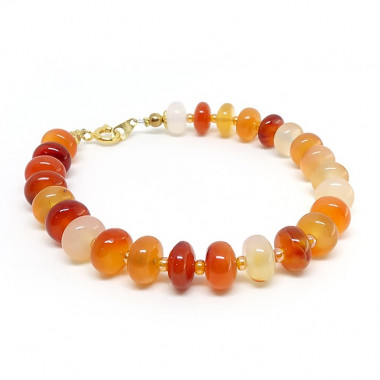 Bracelet en cornaline
