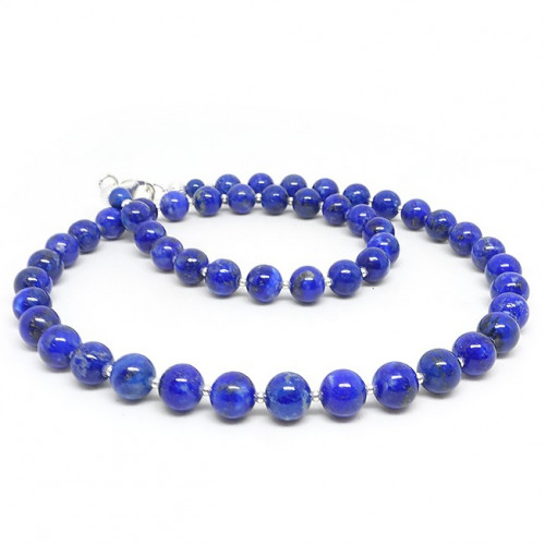 Collier lapis lazuli et onyx