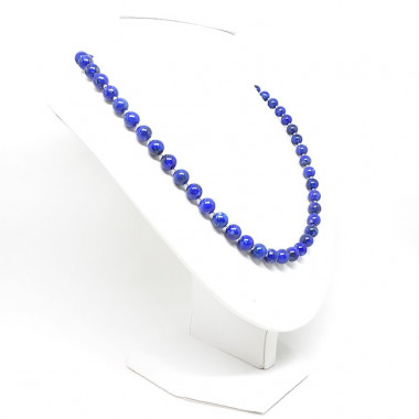 Collier lapis lazuli et onyx