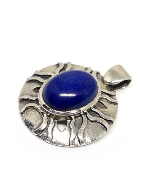 Lapis lazuli, Pendentif sur argent 925