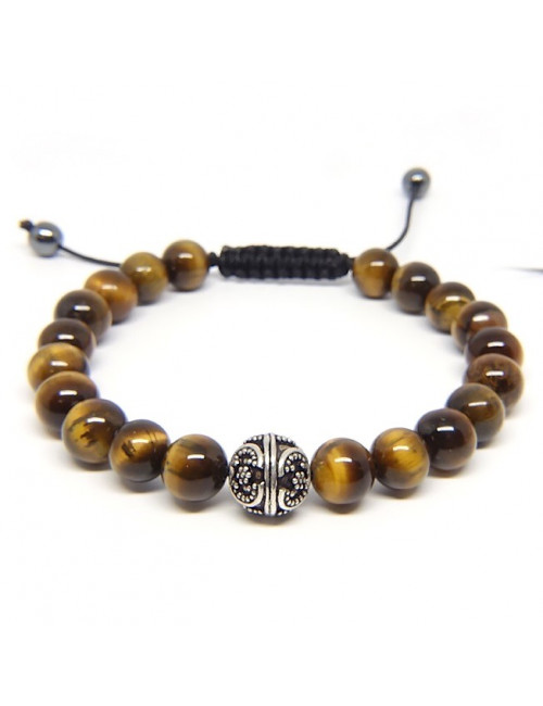 Oeil de tigre, Bracelet homme