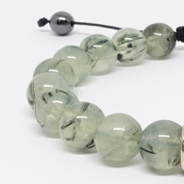 Bracelet homme oeil de tigre et hématite