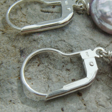 Boucles d'oreilles en perle d'eau douce